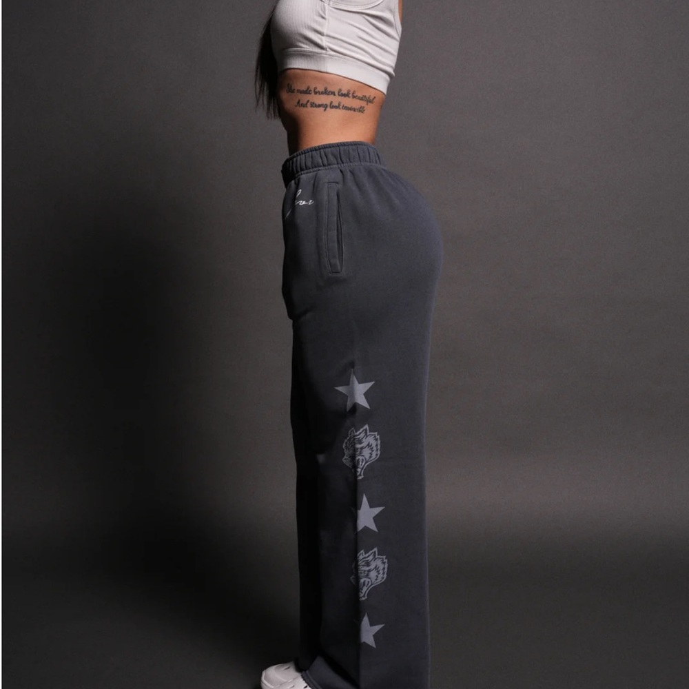 Darc Sport Gray Star Sweatpants - Picture 2 of 4